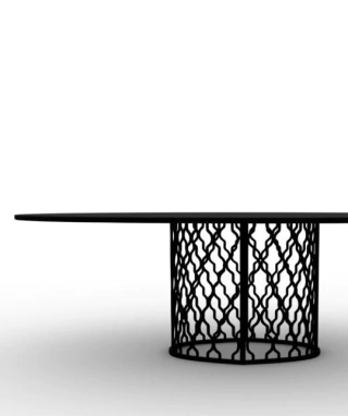 Mesa de Jantar Oval 