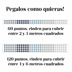 puntos dots lunares planchita paleta de color colores pastel diseño nordico