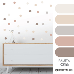 PUNTOS LUNARES PUNTITOS VINILO PASTEL NUDE paleta irregulares