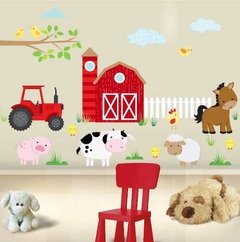 Vinilo Autoadhesivo Animales De La Granja - comprar online
