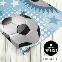 GUARDA futbol pelota deco infantil cuartos de chicos varon celeste 