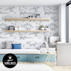 Empapelado Vinílico Dinosaurios Vintage 01 - comprar online