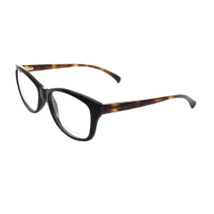 Armação para óculos de grau Jean Monnier J8 3148 D991 Preto e marrom - NEW GLASSES ÓTICA
