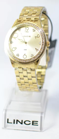 RELÓGIO LINCE KIT FEMININO DOURADO LRG4370L K168 - loja online