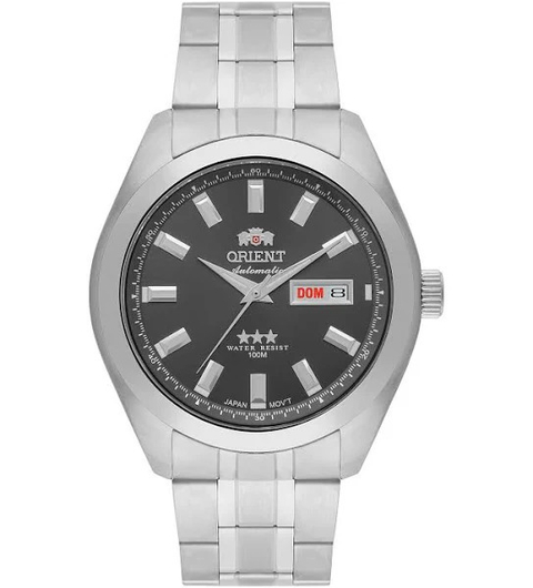 Relógio analógico automático Orient 469SS075F Prata