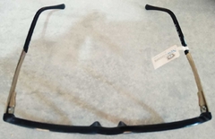 Armação para óculos de grau Platini P9 3119 D778 preto e dourado