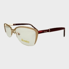 ARMAÇÃO LONDON PRIME L2934 54 DOURADO na internet