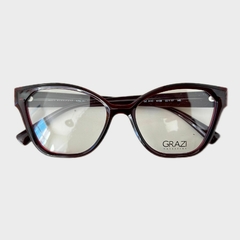 Armação Grazi GZ 3110 K458 55 Vermelho-escuro - NEW GLASSES ÓTICA