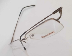 Armação para óculos de grau London L-5513 C. 1 C. 4 Metal e fio de nylon dourada