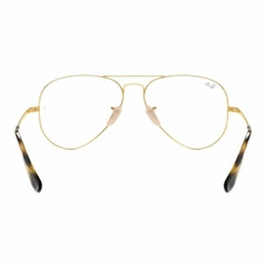 Armação Ray-Ban RB 6489 AVIATOR METAL II 2500 58 Dourado - NEW GLASSES ÓTICA