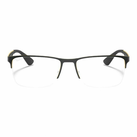 Armação Ray-Ban RB 6335 2890 54 Preto sobre ouro