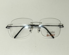 ARMAÇÃO LONDON L-5520 C 17 58 PARAFUSADO E SEM ARO MASCULINO - loja online