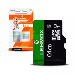 Cartão de Memoria 64GB Com Adaptador Drive LEHMOX
