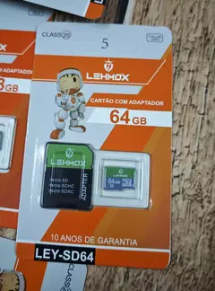 Cartão de Memoria 64GB Com Adaptador Drive LEHMOX - comprar online