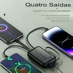 Carregador Portátil Power Bank Energia Solar 10.000mah - loja online