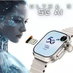 Smartwatch Ultra 3 Ai 5G 2/16GB Amoled Com Chip Android Camera Wifi - Sapiens Company
