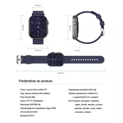 Smartwatch Peje ZW03 Ultra A Prova D'água Pulseira Extra - loja online