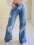 Calça Wid Leg destroier 38 - comprar online