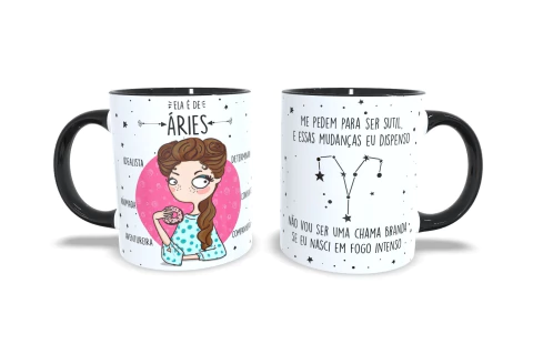 Caneca do signo de Aries Personalizada em Campinas na internet
