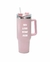 Imagem do Copo Térmico Aço Inox Fosco Personalizado com Tampa em Acrílico e Canudo - 1200ml