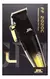 Maquina Clipper Barberia Jrl Onyx Inalambrica FF2020C Gold 12c