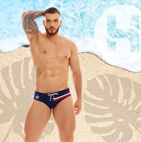 1425 Sunga Slim Squba Blue