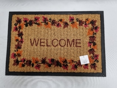 ART. ASHI-9083 - FELPUDO COCO Y GOMA RECTANGULAR 60X40 CM - WELCOME COLOR - BULTO X 15 U