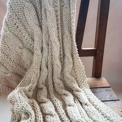 Manta/pie de cama”VIENA” (por encargue) - comprar online