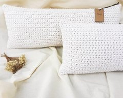 Almohadón crochet hilo