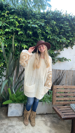 Sweter tejido a mano - tienda online