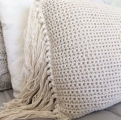 Almohadón crochet flecos ( por encargue) en internet