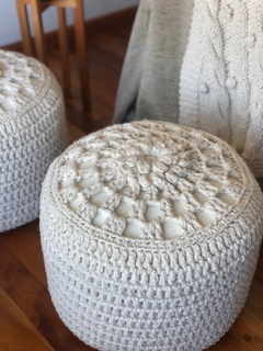 Puff tejido ( por encargue) - comprar online