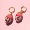 Fresas con Chocolate aretes