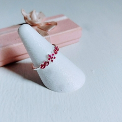 nillo Plata 925 con Flores Rosadas – Dulzura que Brilla