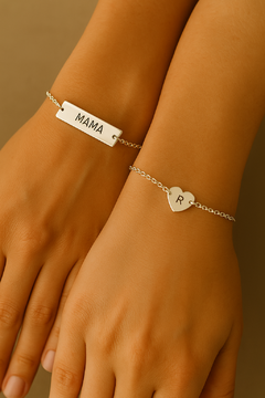 Set de Pulsera Personalizada con Grabado - comprar online