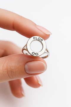 Anillo Argolla Personalizado + Grabado en Laser
