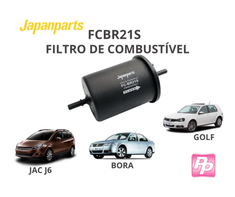 Filtro de Combustível FCBR21S - Golf - Japanparts