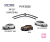 Palheta PEUGEOT 308, 408, 508 / CITRÖEN C4 Lounge, DS4 - VETOR limpador de Parabrisa PVF3026