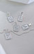 Colar inicial plaquinha - comprar online