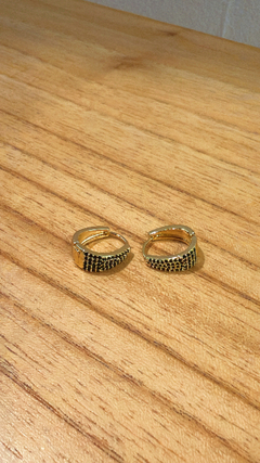 AROS MILI (Strass Negro) - Vale Todo