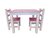 Juego de Mesa y Silla Infantil de Madera Diseño Rosaura - tienda online