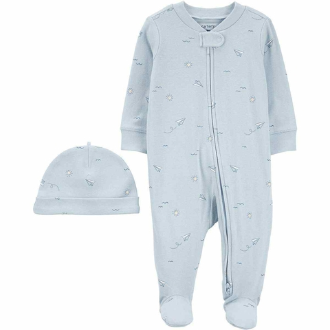 CARTER'S SET 2 PIEZAS SLEEP & PLAY + GORRO - Best Seller Ideal para REGALAR ! - comprar online