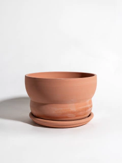 Maceta Sintra terracota - M CON plato - comprar online