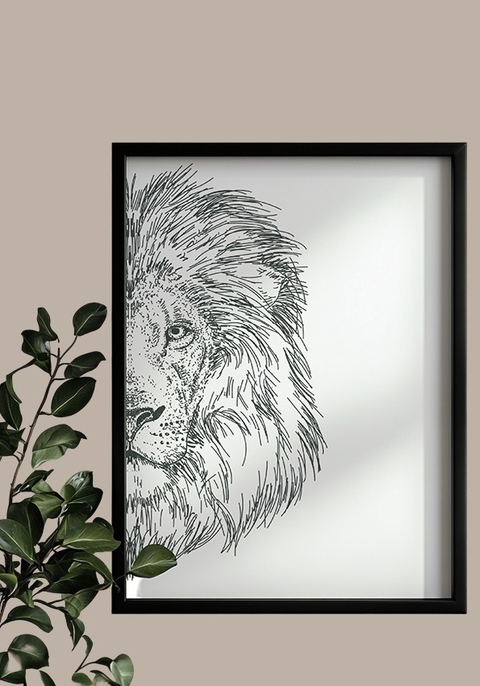 Quadro - Leão 2 - comprar online