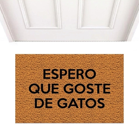 Capacho - Espero que goste de gatos