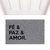 Capacho - Fé, paz e amor - comprar online