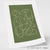 Quadro - Green Minimal 2 - GALERIA DE ARTES GINA - CASA DA GINA
