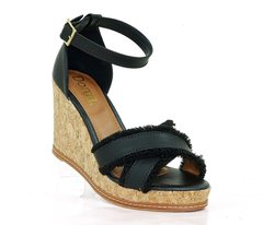 Sandália Feminina Plataforma Doma Shoes Preto - comprar online