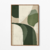 Green and Bege Shapes - Motif