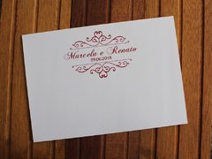 Convite de casamento